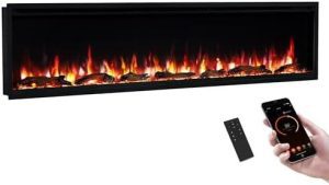 Discovering the PuraFlame Herman 72 Inch: A Smart Fireplace Experience